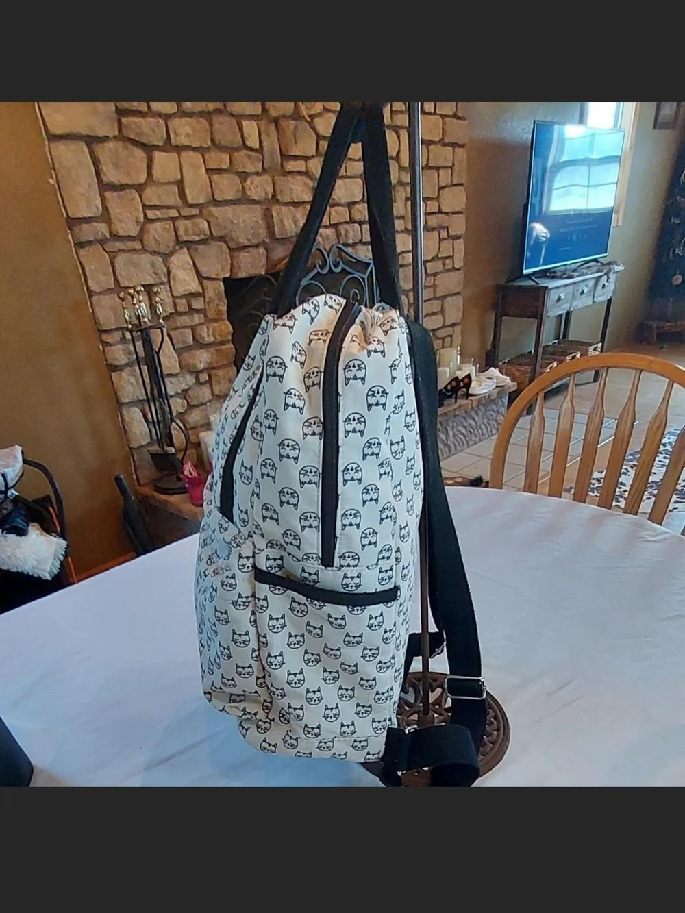 Madden Girl Kitty Cat Backpack Weekender Bag - LIKE NEW